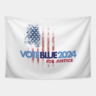 Vote Blue 2024 For Justice Tapestry