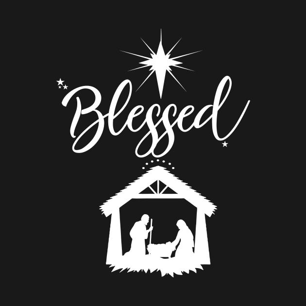 Christmas Christian Blessed Jesus Nativity Scene Faith Gift by Kimmicsts