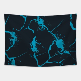Black and Blue Textured Background, Abstract art Tapestry