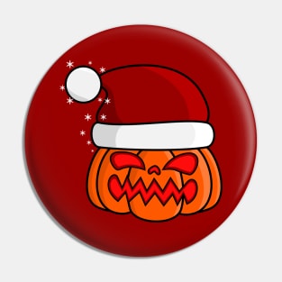 Pumpkin's Christmas Hat Pin