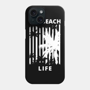 The Beach Life. Summertime, Fun Time. Fun Summer, Beach, Sand, Surf Retro Vintage Design. Phone Case