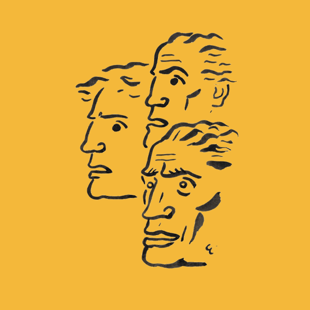 Three Men's Head: Three Voices by Vintagehut