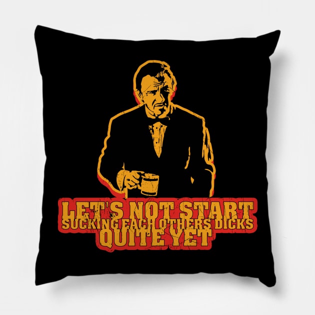 Winston Wolf - Pulp Fiction Pillow by Fanisetas