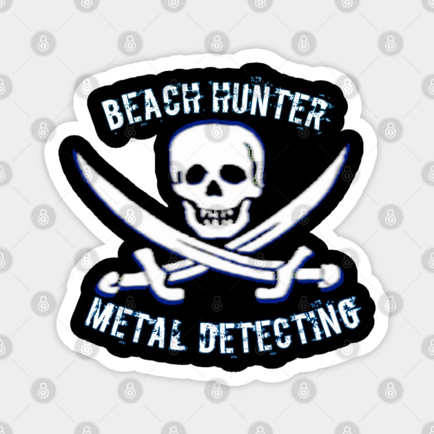 Metal detecting t-shirt designs Magnet by Coreoceanart