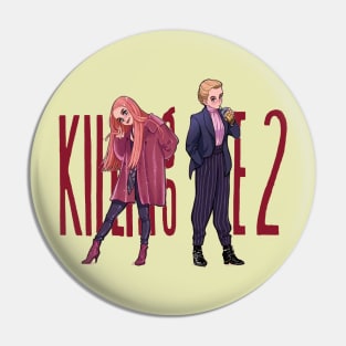 Eve And Villanelle Pin