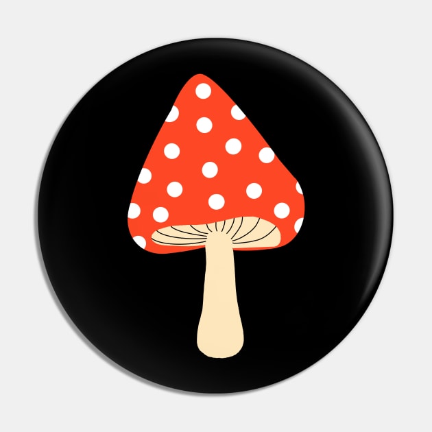 Mushroom Pin by wacka