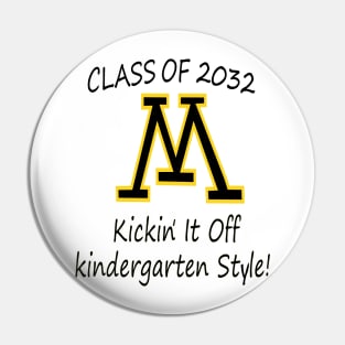 Class Of 2032 Shi, First Day Of School T-shirt, Pre-Kinder Shirt Teacher, Pre-K Teen Shirts, kick it off shirt - kindergarten style Pin