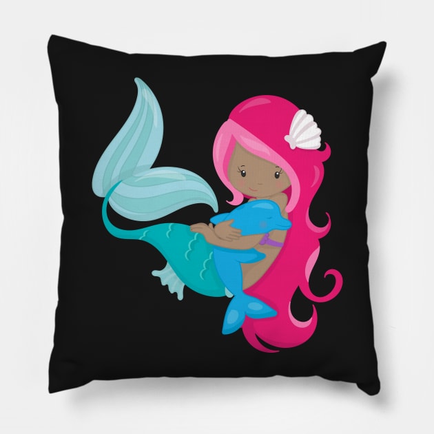 Mermaid Princess Pillow by kdpdesigns