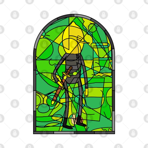 Stained Glass Lemongrab Special Tribute by gkillerb