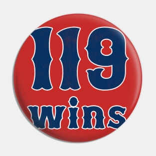 119 Wins Pin