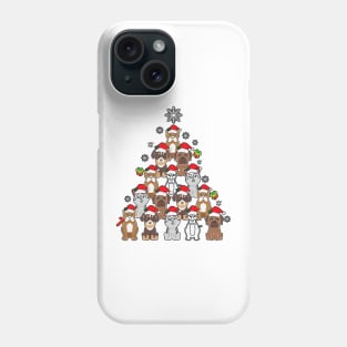 Wesite Christmas Tree Dog Phone Case