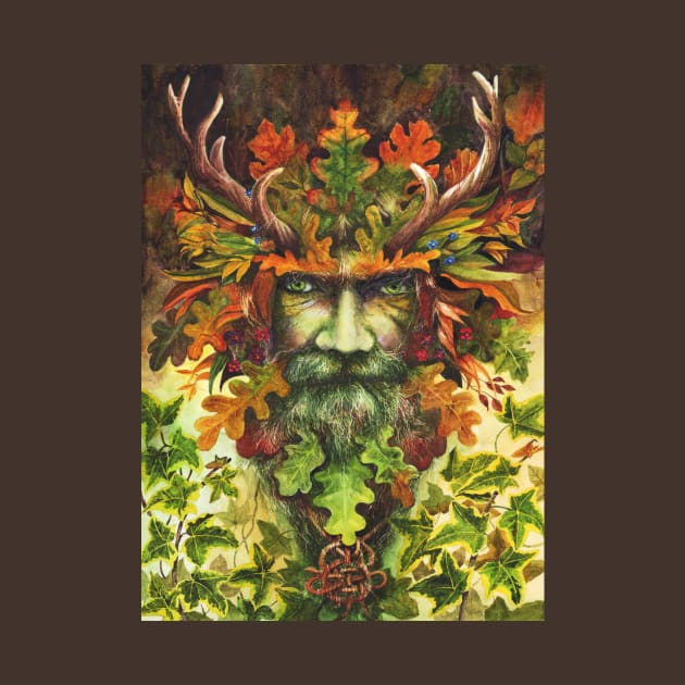 The Green Man by Mightyfineart