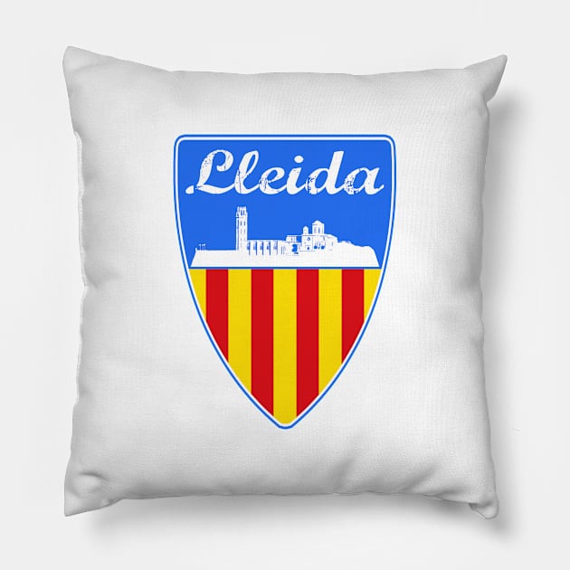 Lleida Catalunya Pillow by Jared S Davies