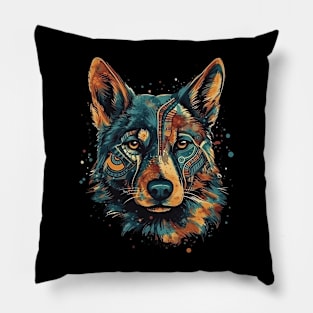 Colorful dog Pillow