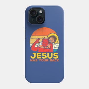 Jesus Has Your Back 1 Phone Case