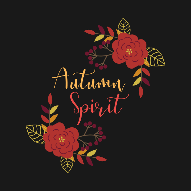 Autumn Spirit Quote October Seasons Pumpkin Motivational Inspirational Love Cute Funny Gift Sarcastic Happy Fun Witty by EpsilonEridani