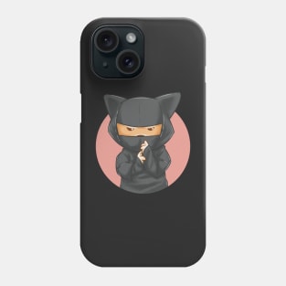 Shinja, the shiba inu ninja dog Phone Case