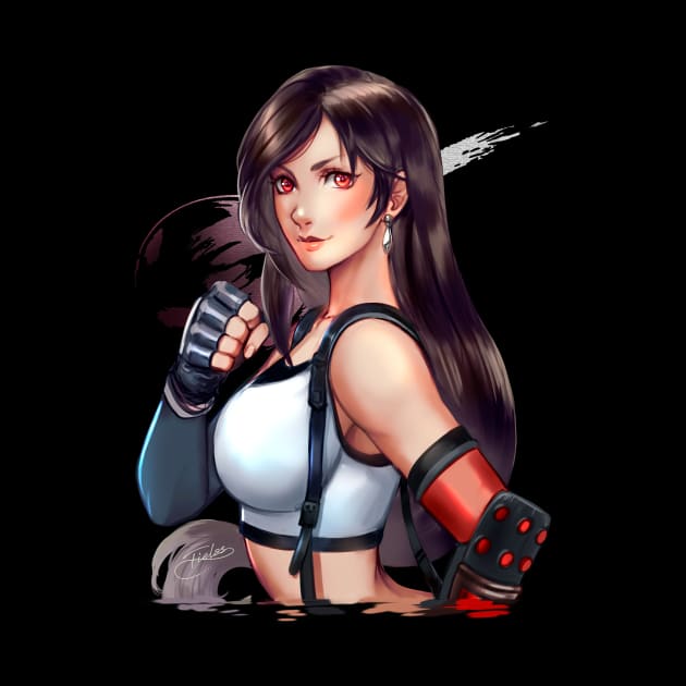 Tifa fanart by Tielss 