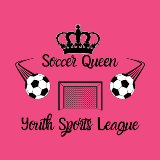 Soccer Queen Youth Sports T-Shirt