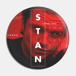 Sebastian Stan Tribute poster Pin