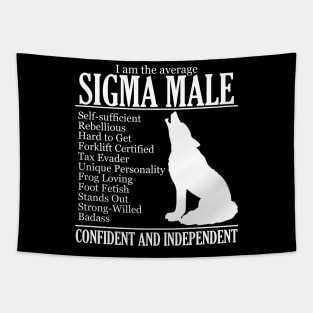 Average Sigma Male Tapestry