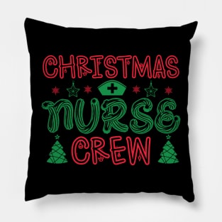 Christmas Nurse Crew Pillow