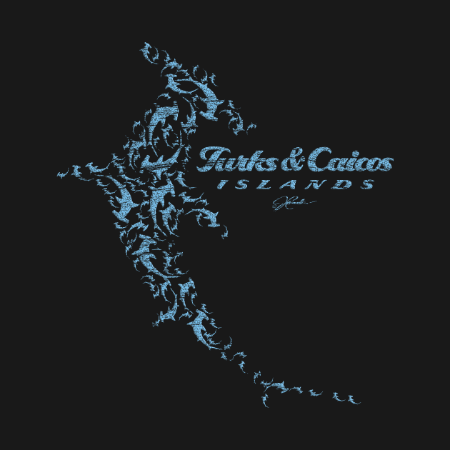 Turks & Caicos Islands Hammerhead Shark School (Distressed) by jcombs