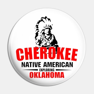 Cherokee Indian First American Nation Pin