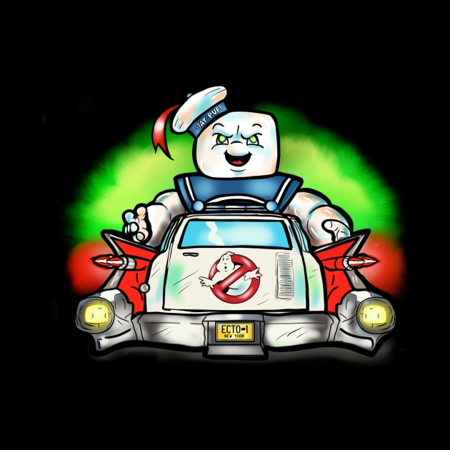 Its The Stay Puft Marshmallow Man! by MonicaLaraArt