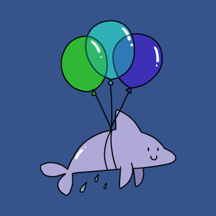 Dolphin with Balloons T-Shirt