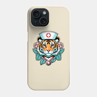 Nurse tiger Phone Case