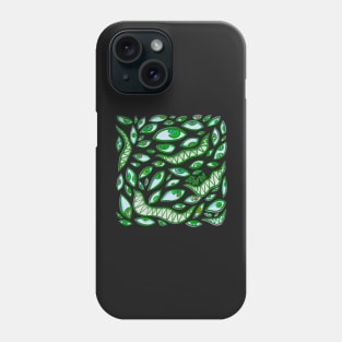 Monster mash - Green Phone Case