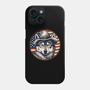 Eskimo Dog 4th of July Phone Case