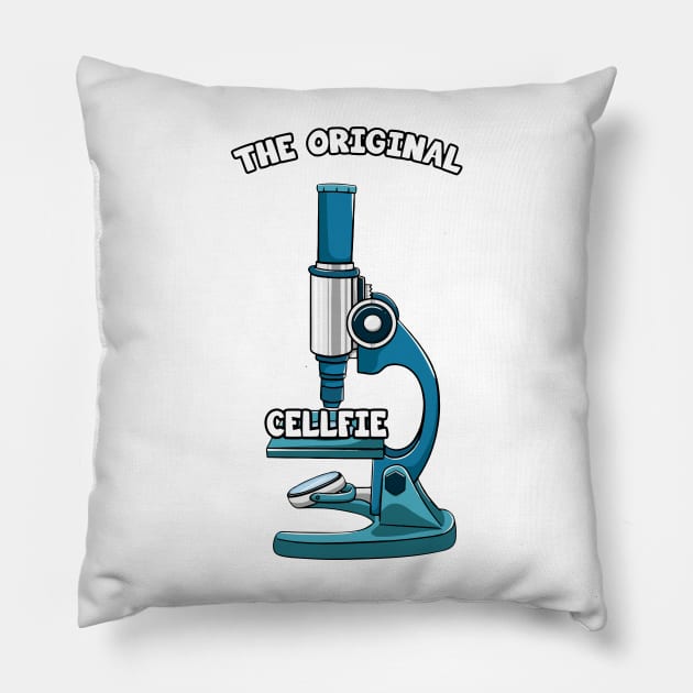The Original Cellfie Microscope Pillow by Dennisbani