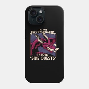 Procrastinating Dragon Phone Case