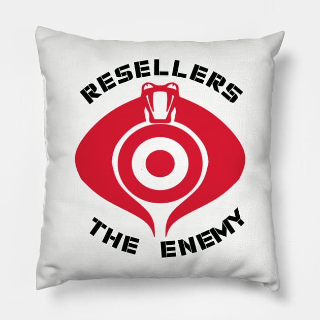 Bullseye Snek Pillow by ALPHAMAGNUS