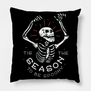 Spooky Season Skeleton Pillow