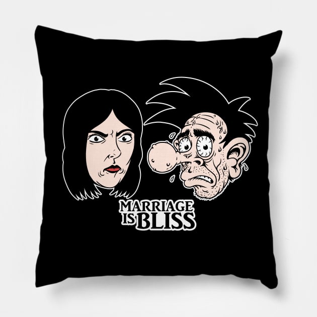 Marriage Is Bliss Pillow by marriageisbliss