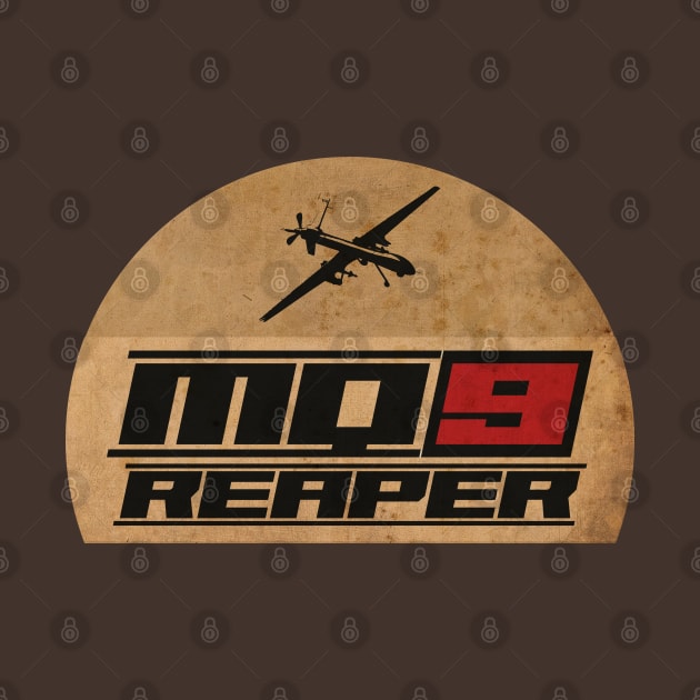 MQ-9 Reaper Vintage by CTShirts