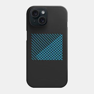 Blue Black Pattern On Light Colors Phone Case