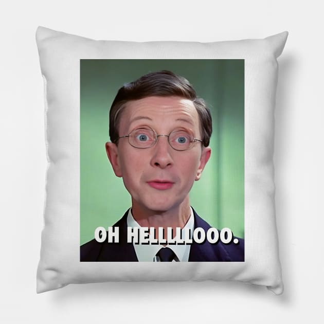 CARRY ON CHARLES HAWTREY OH HELLO Pillow by CelestialCharmCrafts