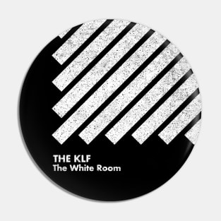 The KLF / The White Room / Minimal Graphic Design Tribute Pin