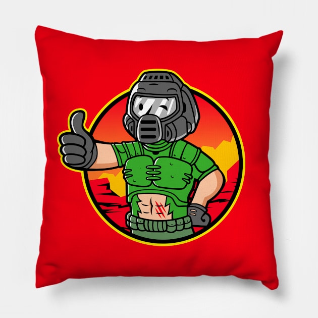 Doomvault Pillow by demonigote