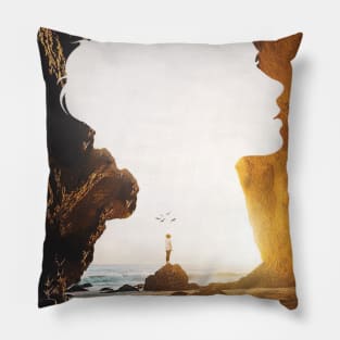 Woman silhouette Pillow