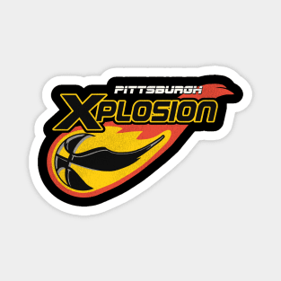 Defunct Pittsburgh Xplosion Basketball Team Magnet