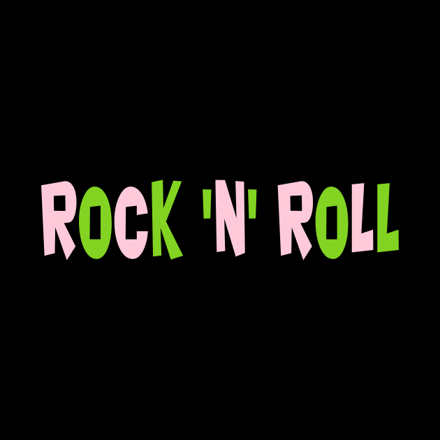 Rock 'n' Roll at night in Pink and Green by MacSquiddles