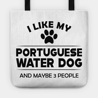 Portuguese Water Dog - I love portuguese water dog Tote