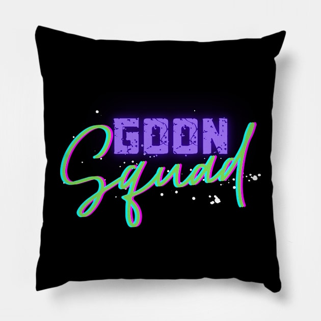 Goon Squad Neon Take 2 Pillow by Mutant Athletics