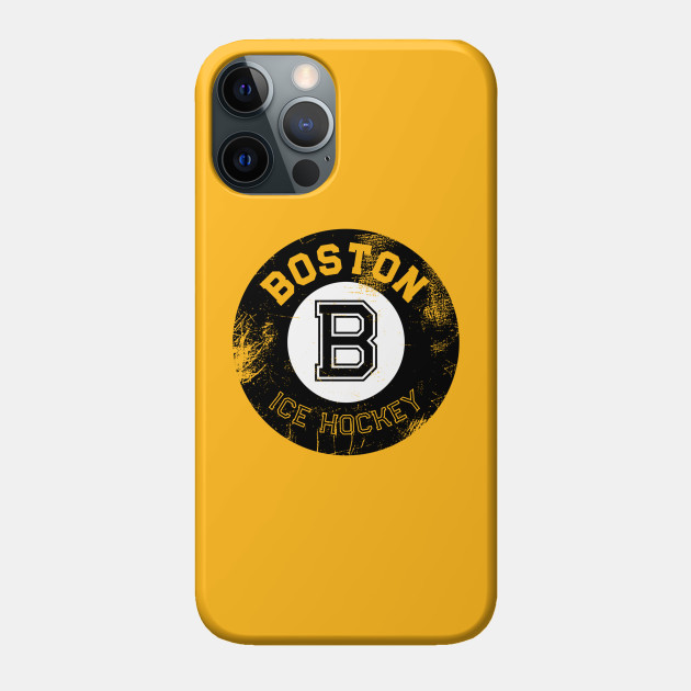 Boston ice hockey retro - Boston Bruins - Phone Case