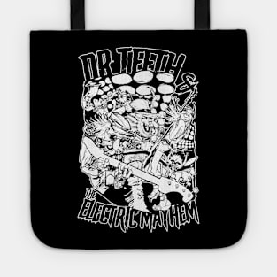 Black Sketch Electric Mayhem Concert Tote